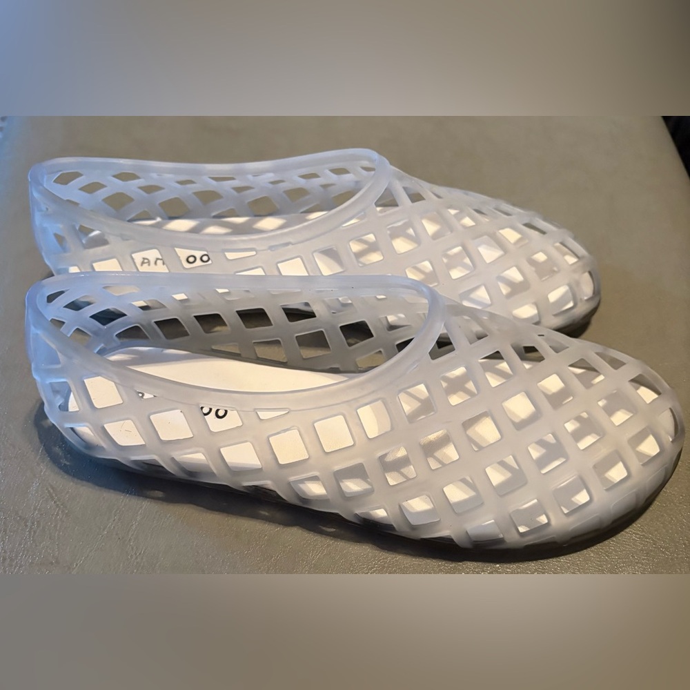 Clear Mesh jelly Slip-On Shoes